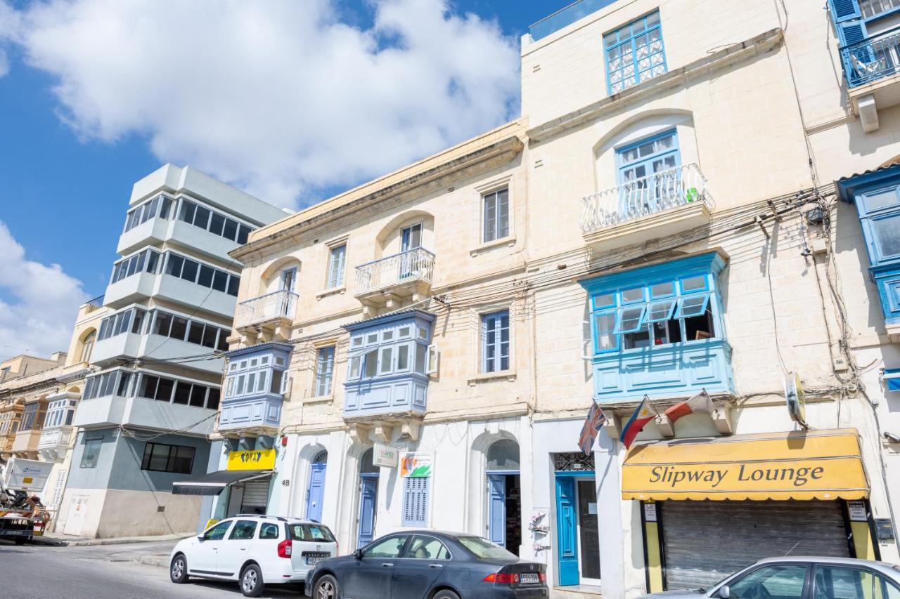 Seafront Apartment Between Valletta And Sliema Msida Exterior foto